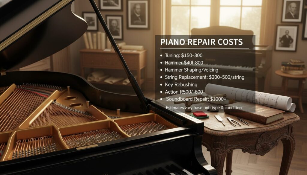 How expensive is it to repair a piano?