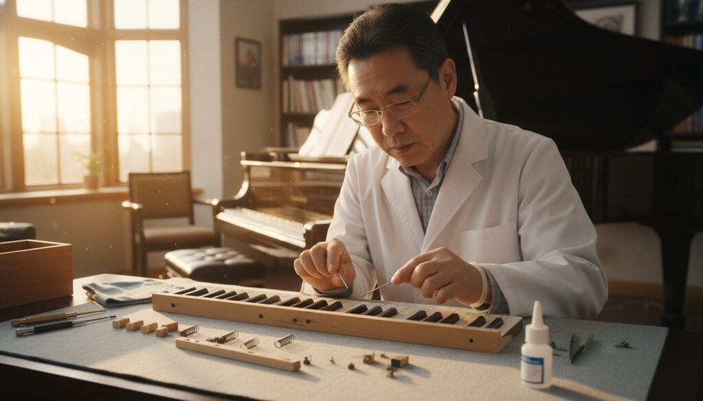 How much does it cost to fix a sticky piano key?