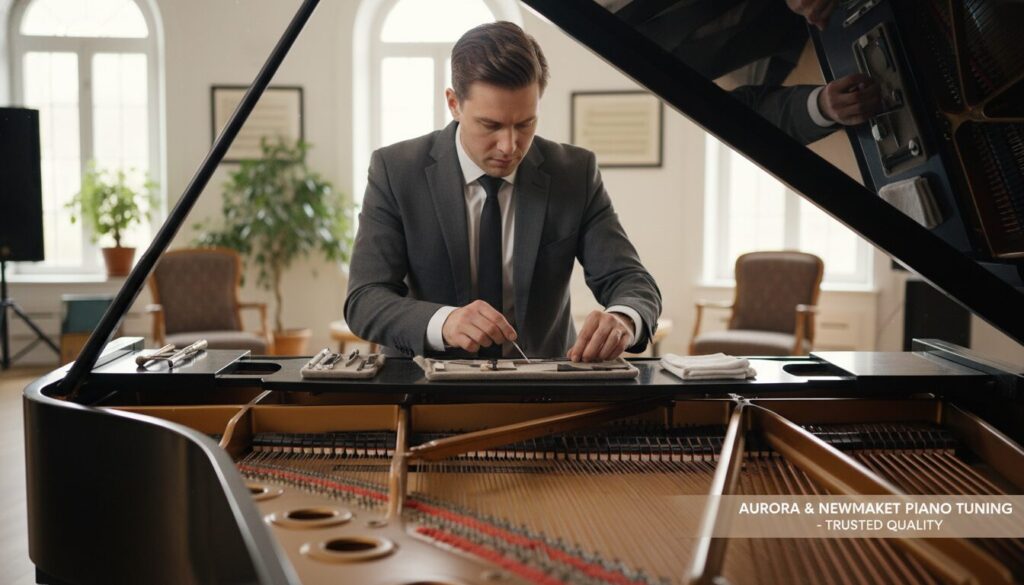 piano tuning service in Aurora and newmarket